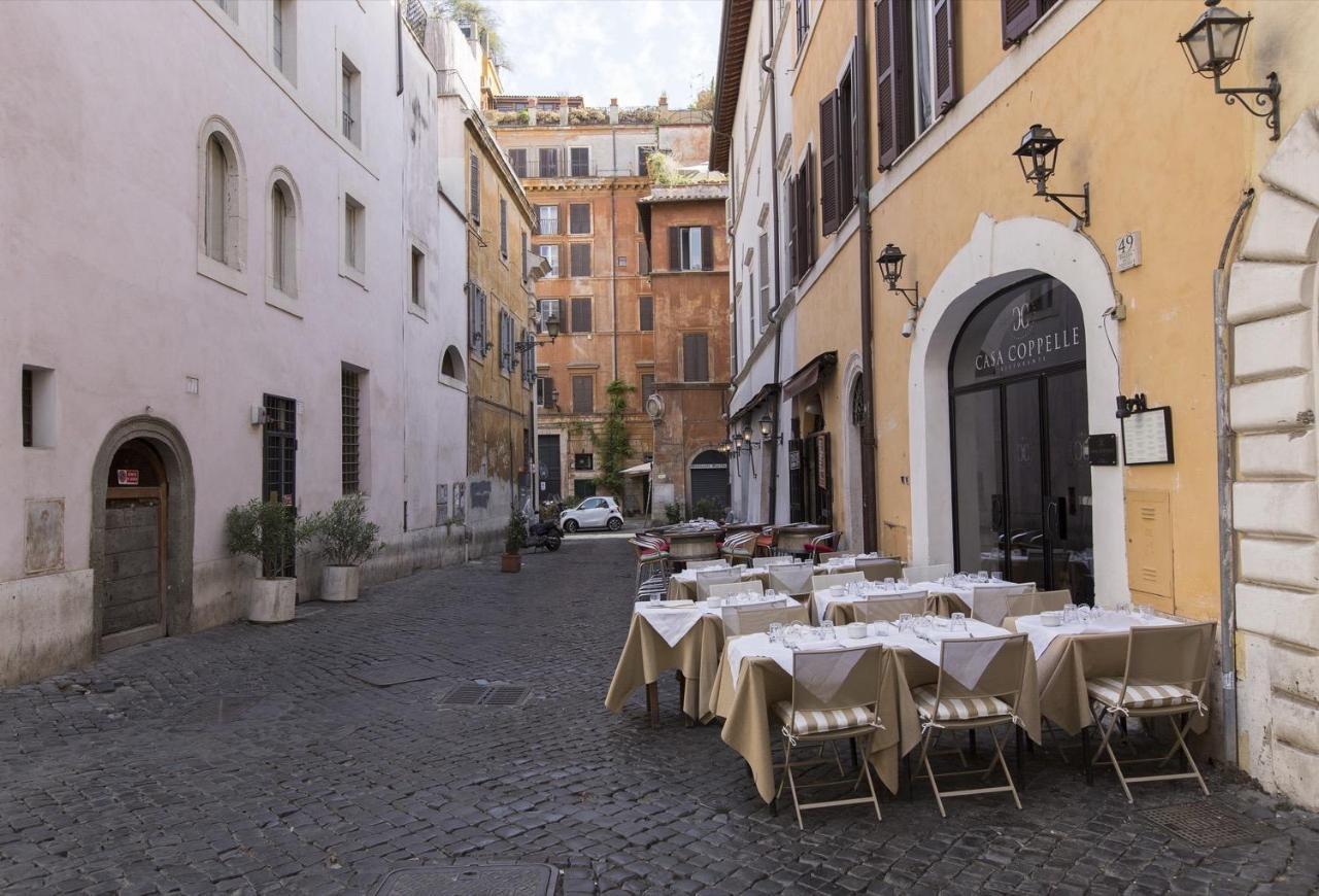 Cozy Apartment In Via Degli Spagnoli - FromhometoRom Exteriör bild